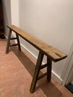 Mooi oud houten bankje, Ophalen, Zo goed als nieuw