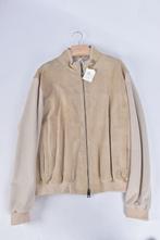 SALE! Nieuw €1500 Luigi Borrelli bomberjas maat 58, Beige, Luigi Borrelli, Luigi Borrelli srl, Ophalen of Verzenden