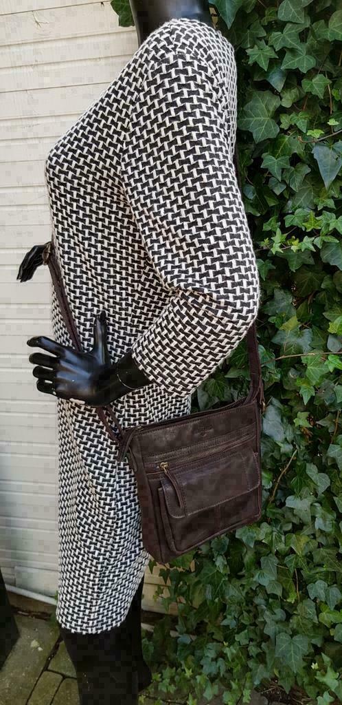 E473 MADLERS  schoudertas / messengerbag zeer fraai, Sieraden, Tassen en Uiterlijk, Tassen | Schoudertassen, Zo goed als nieuw