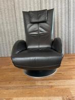 Fsm mate design zwart stoel, Huis en Inrichting, Fauteuils, Ophalen, Zo goed als nieuw, Leer