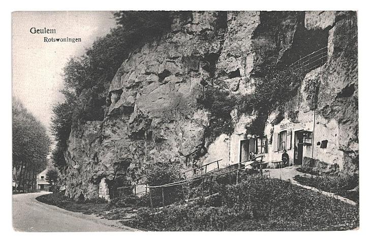 943635 Valkenburg Geulem Rotswoningen Mooie oude kaart onbes, Verzamelen, Ansichtkaarten | Nederland, Ongelopen, Limburg, 1920 tot 1940