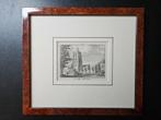 Prent van Hendrik Spilman: dorp Houten, Antiek en Kunst, Kunst | Etsen en Gravures, Ophalen of Verzenden
