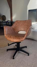Comfortel salon / kappersstoelen zgan, Huis en Inrichting, Stoelen, Ophalen, Bruin, Retro / boho, Zo goed als nieuw