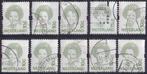 Beatrix inversie – 10G - 10 zegels – afgeweekt – NVPH 1582, Postzegels en Munten, Postzegels | Volle albums en Verzamelingen, Verzenden