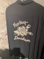 Harley Davidson blouse met geborduurde roos, Kleding | Dames, Blouses en Tunieken, Ophalen of Verzenden, Zo goed als nieuw, Maat 46/48 (XL) of groter