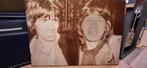 Rolling Stones Keith Richards/ Mick Jagger op canvas, Ophalen, Gebruikt, Oorspronkelijke maker, Overige typen