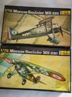 2 Heller MORANE 1980 vintage Modelbouw vliegtuig MS225 MS230, 1:72 tot 1:144, Nieuw, Ophalen of Verzenden, Vliegtuig