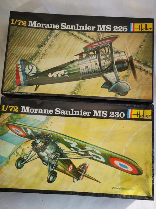 2 Heller MORANE 1980 vintage Modelbouw vliegtuig MS225 MS230, Hobby en Vrije tijd, Modelbouw | Vliegtuigen en Helikopters, Nieuw