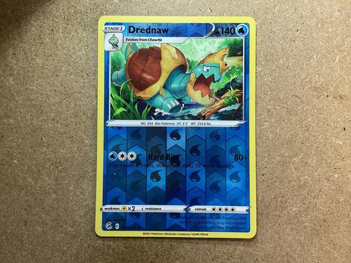 1x Drednaw [FST 081/264] (Excellent, Reverse Holo), Hobby en Vrije tijd, Verzamelkaartspellen | Pokémon, Zo goed als nieuw, Losse kaart