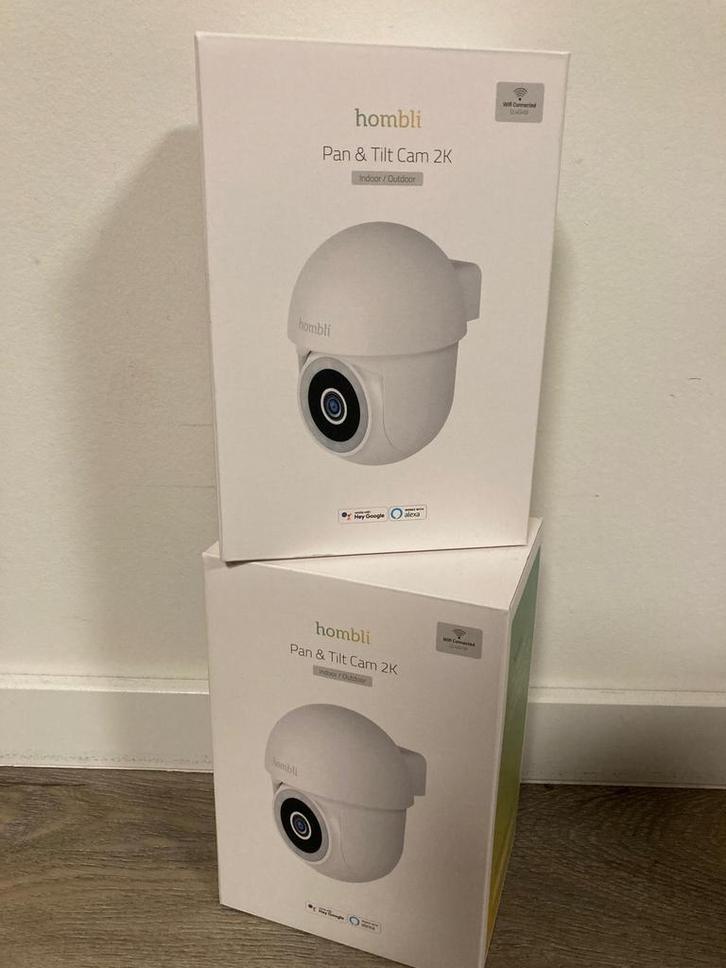 Nieuwe Hombli 2K Pan & Tilt - Beveiligingscamera - Bewaking, Audio, Tv en Foto, Videobewaking, Nieuw, Buitencamera, Ophalen of Verzenden