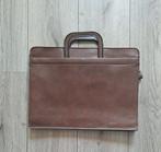 Bruine leren aktetas 40x30 cm – nieuw, 30 tot 40 cm, Bruin, Aktetas of Boekentas, Nieuw