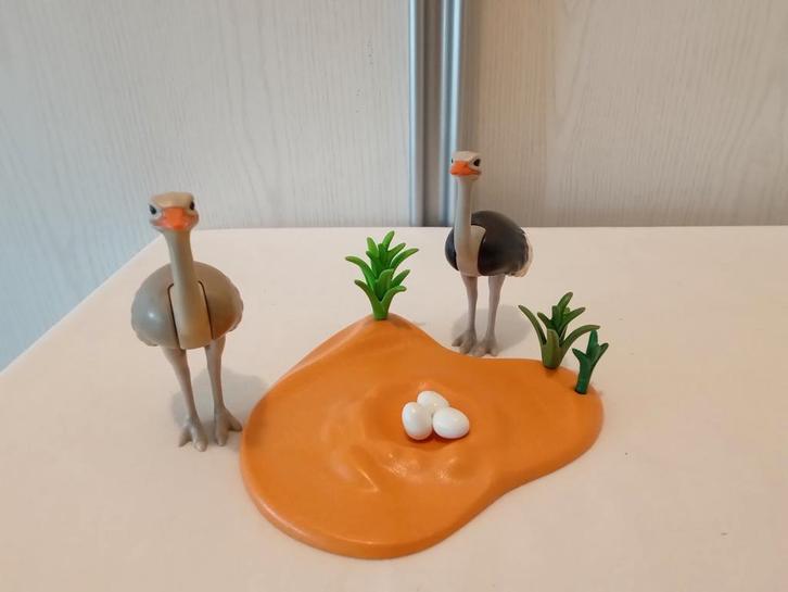 Playmobil 4831 struisvogels compleet, Kinderen en Baby's, Speelgoed | Playmobil, Zo goed als nieuw, Complete set, Ophalen of Verzenden