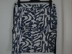Maat XL. Witte rok met blauw grijze print., Kleding | Dames, Rokken, Overige kleuren, Maat 46/48 (XL) of groter, Ophalen of Verzenden