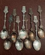 Set van 9 vintage verzilverd lepeltje DE, Verzenden