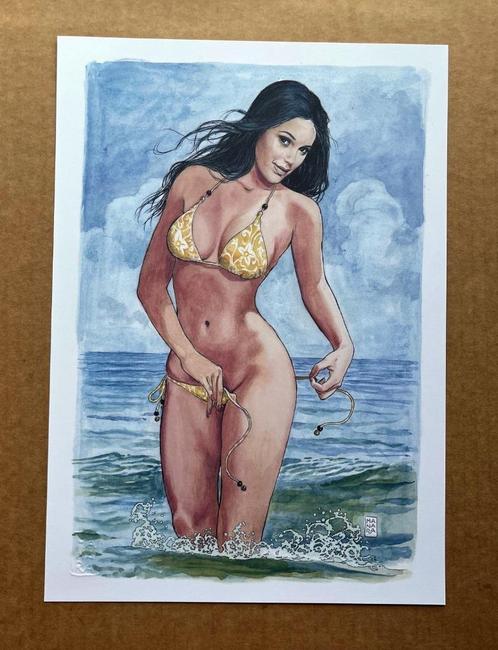 Manara - Kunstillustratie - Emmanuelle Chriqui, Boeken, Stripboeken, Nieuw, Eén stripboek, Verzenden