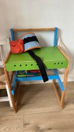 Werkbank Kinderspeelgoed + Gereedschap, Ophalen of Verzenden, Zo goed als nieuw, Jongen of Meisje