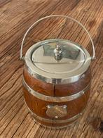 Antieke Engelse Eiken Koektrommel, Ophalen of Verzenden