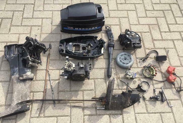 Mercury 6 7,5 9,8 pk 2 takt buitenboordmotor onderdelen, Watersport en Boten, Accessoires en Onderhoud, Gebruikt, Motor en Techniek