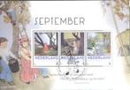 vel persoonlijke zegels rie cramer - september + stempel, Postzegels en Munten, Postzegels | Nederland, Ophalen of Verzenden, Na 1940