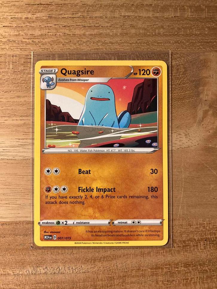 McDonald’s 2025 Pokemon Kaart Quagsire 7/15 - Dragon Discove, Hobby en Vrije tijd, Verzamelkaartspellen | Pokémon, Zo goed als nieuw