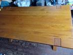 massief rustieke eiken eettafel, Ophalen, Gebruikt, Eikenhout, 200 cm of meer