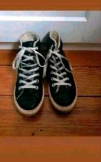 All Star Converse zwarte leren schoenen, Zwart, Ophalen of Verzenden, Zo goed als nieuw, Converse All Stars