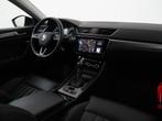 Skoda Superb 1.5 TSI ACT Style DSG | Leder | Trekhaak Elektr, Auto's, Skoda, 12 maanden, 730 kg, 4 cilinders, Zwart