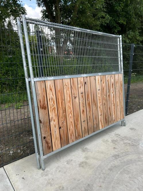 Bouwhek combiwood/combi wood cityfence 2.00x2.16M, Doe-het-zelf en Verbouw, Overige Doe-het-zelf en Verbouw, Gebruikt, Ophalen