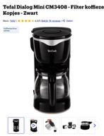 Tefal filter koffiezetapparaat, Witgoed en Apparatuur, Koffiezetapparaten, Ophalen of Verzenden, Zo goed als nieuw, Koffiemachine