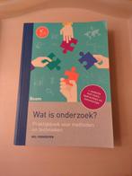 Nel Verhoeven - Wat is onderzoek?, Boeken, Schoolboeken, Ophalen, Gelezen, Nel Verhoeven