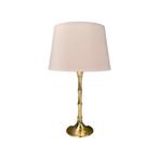 Vintage Brass Bamboo Table Lamp by Ingo Maurer., Ophalen of Verzenden, Gebruikt, Metaal, 50 tot 75 cm