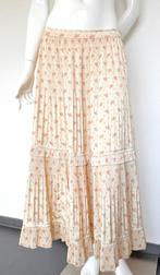 RALPH LAUREN SATIJNEN PLOOIEN ROK, 38 (NEW €289) NIEUW💖💖💖, Maat 38/40 (M), Beige, Nieuw, Ophalen of Verzenden