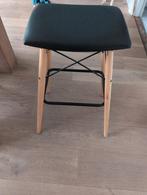 Industriële barkruk Piazza Antraciet - 80 cm hoog, Huis en Inrichting, Barkrukken, Met voetsteun, 60 tot 90 cm, Nieuw, Ophalen of Verzenden