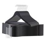Kleding hangers hout zwart ~ 35 stuks te koop!, Kleding | Dames, Kledinghangers, Ophalen, Zo goed als nieuw, Hout