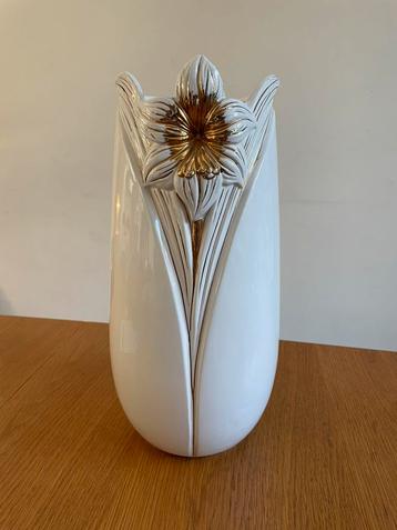 Vintage Hollywood Regency stijl vaas - Made in Italy design beschikbaar voor biedingen