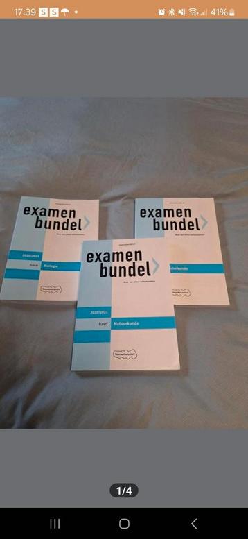 3 x Examenbundel havo:Natuurkunde+Scheikunde+Biologie 20/21 beschikbaar voor biedingen