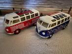 volkswagens t1 model 2 maal blik, Hobby en Vrije tijd, Modelauto's | 1:24, Ophalen of Verzenden, Zo goed als nieuw, Bus of Vrachtwagen
