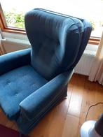 Blauwe Oorfauteuil - Gebruikt, Ophalen, Gebruikt, Klassiek, 75 tot 100 cm