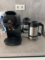 L'Or Barista capsulemachine + melkopschuimer, Ophalen, Espresso apparaat, Zo goed als nieuw, 1 kopje