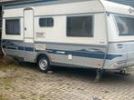 Zgan fendt saphir 470, Caravans en Kamperen, Vast bed, Luifel, Rondzit, Particulier