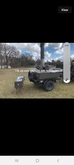 Mooie veldkeuken met afdekzeil, Ophalen, Vlees