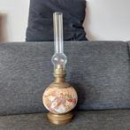 Olielamp met Vogelmotief, Antiek en Kunst, Antiek | Lampen, Ophalen of Verzenden