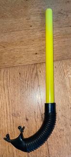 Kindersnorkel snorkel kind geel zwart snorkelen duikpijp, Ophalen of Verzenden, Zo goed als nieuw