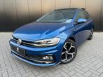 Volkswagen Polo 1.0 TSI 3X R-LINE PANO VIRTUAL LED ACC CARPL, Blauw, 49 €/maand, Bedrijf, USB