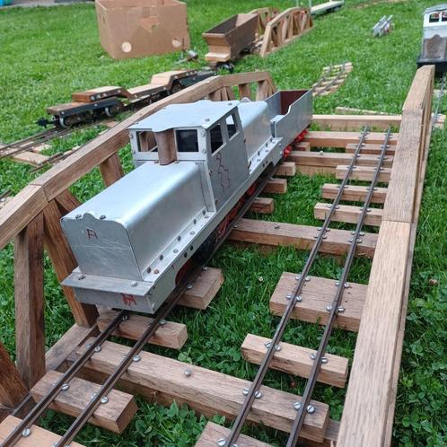 zelfgemaakte modeltrein MARKLIN LGB grootspoor., Hobby en Vrije tijd, Modeltreinen | H0, Gebruikt, Brug, Tunnel of Gebouw, Gelijkstroom