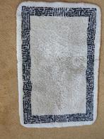 Mooie badmat met decoratieve rand, Gebruikt, 50 tot 100 cm, Crème, Rechthoekig
