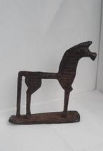 Geometrisch bronzen paard figuur in antieke Griekse stijl, Ophalen of Verzenden, Gebruikt, Dier