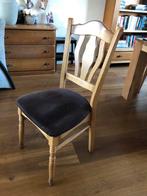 6 bruine/mokka Eetkamerstoelen - Zelfde Stof als Bank, Huis en Inrichting, Stoelen, Ophalen, Gebruikt, Bruin, Stof