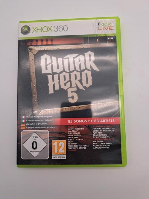 Guitar hero 5, Spelcomputers en Games, Games | Xbox 360, Zo goed als nieuw, 1 speler, Ophalen of Verzenden