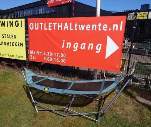 Relax till the max (mobiele) Hangmat €35,-, Tuin en Terras, Hangmatten, Nieuw, Eenpersoons, Met standaard, Inklapbaar, Opvouwbaar